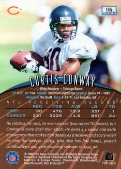 1998 Finest - Refractors #195 Curtis Conway Back
