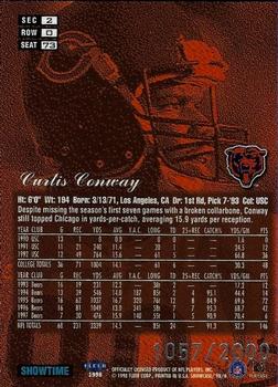 1998 Flair Showcase - Flair Showcase Row 0 (Showcase) #73 Curtis Conway Back