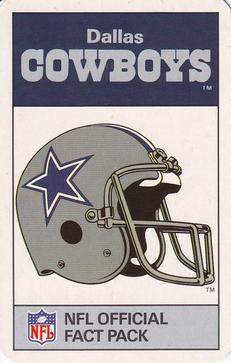 1987 Ace Fact Pack Dallas Cowboys #23 Cowboys Helmet Front