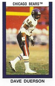 1989 Panini Stickers (UK) #19 Dave Duerson Front