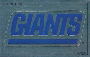 1989 Panini Stickers (UK) #120 New York Giants Logo Front
