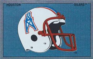 1989 Panini Stickers (UK) #279 Houston Oilers Helmet Front