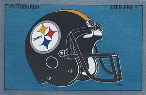 1989 Panini Stickers (UK) #377 Pittsburgh Steelers Helmet Front