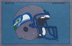 1989 Panini Stickers (UK) #404 Seattle Seahawks Helmet Front