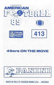 1989 Panini Stickers (UK) #413 SB XXIII Back