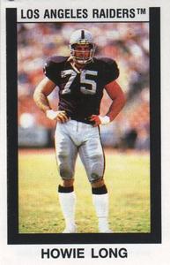 1989 Panini Stickers (UK) #326 Howie Long Front