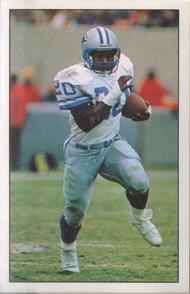 1990 Panini Stickers (UK) #208 Barry Sanders Front