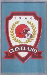 1990 Panini Stickers (UK) #29 Cleveland Browns Crest Front