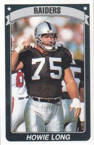 1990 Panini Stickers (UK) #94 Howie Long Front