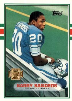2001 Topps Archives #25 Barry Sanders Front