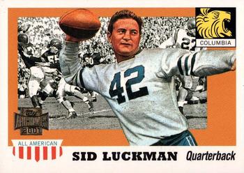 2001 Topps Archives #87 Sid Luckman Front