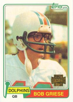 2001 Topps Archives #131 Bob Griese Front