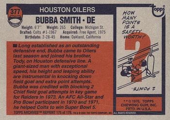 2001 Topps Archives #175 Bubba Smith Back