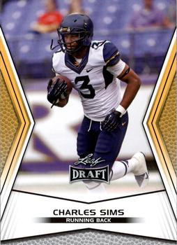 2014 Leaf Draft - Gold #79 Charles Sims Front