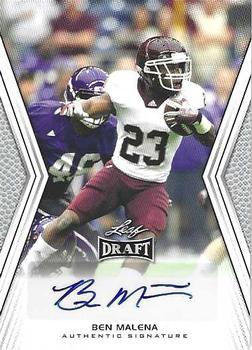 2014 Leaf Draft - Autographs #A-BM1 Ben Malena Front