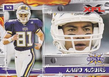 2001 Topps XFL #10 Kaipo McGuire Front