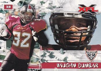 2001 Topps XFL #34 Vaughn Dunbar Front