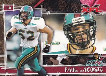 2001 Topps XFL #56 Paul Lacoste Front