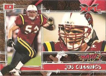 2001 Topps XFL #59 Joe Cummings Front