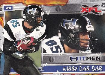 2001 Topps XFL #74 Kirby Dar Dar Front