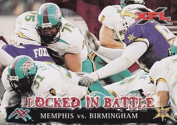 2001 Topps XFL #83 Memphis vs Birmingham Front