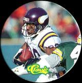 1993 Classic TONX #22 Cris Carter Front