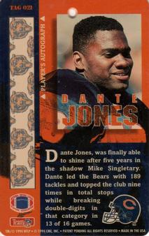 1994 Pro Tags #TAG 021 Dante Jones Back
