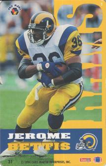 1994 Pro Mags #31 Jerome Bettis Front