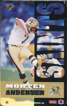 1994 Pro Mags #36 Morten Andersen Front