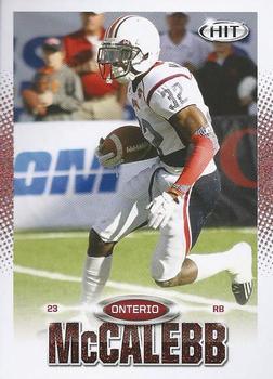 2013 SAGE HIT - Red #13 Onterio McCalebb Front