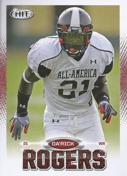 2013 SAGE HIT - Red #21 Da'Rick Rogers Front