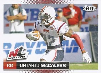 2013 SAGE HIT - Red #53 Onterio McCalebb Front