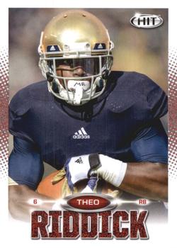 2013 SAGE HIT - Red #136 Theo Riddick Front