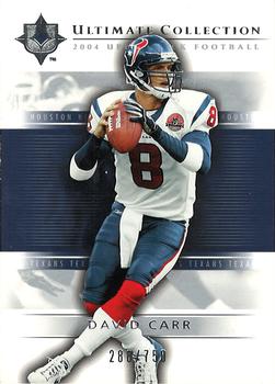 2004 Upper Deck Ultimate Collection #23 David Carr Front
