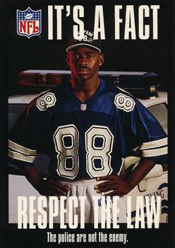 1995 NFL Properties FACT #13 Michael Irvin Front