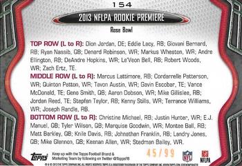 2013 Topps - Legends Gold #154 2013 NFLPA Rookie Premiere Back