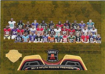 2013 Topps - Legends Gold #154 2013 NFLPA Rookie Premiere Front