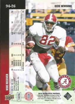 2014 Upper Deck - '94 UD Tribute #94-26 Ozzie Newsome Back