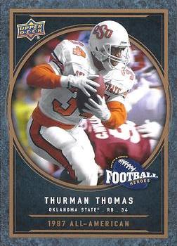 2014 Upper Deck - College Football Heroes: 1970s and 1980s #CFH-TT Thurman Thomas Front