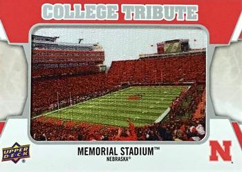 2014 Upper Deck - College Tribute Patch Logos #CM-136 Memorial Stadium Front