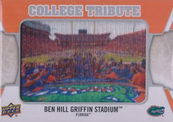 2014 Upper Deck - College Tribute Patch Logos #CM-125 Ben Hill Griffin Stadium Front
