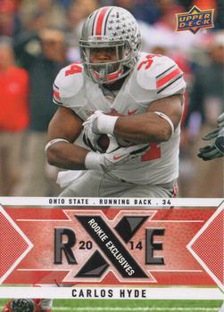 2014 Upper Deck - Rookie Exclusives #RE-18 Carlos Hyde Front