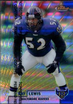 1999 Finest - Refractors #106 Ray Lewis Front