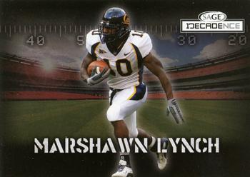 2007 SAGE Decadence #8 Marshawn Lynch Front
