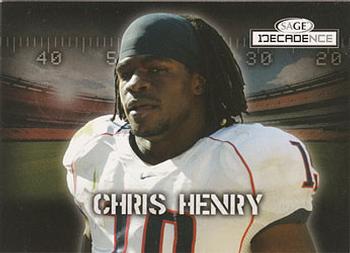 2007 SAGE Decadence #30 Chris Henry Front