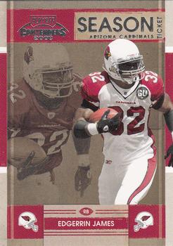 2008 Playoff Contenders #4 Edgerrin James Front