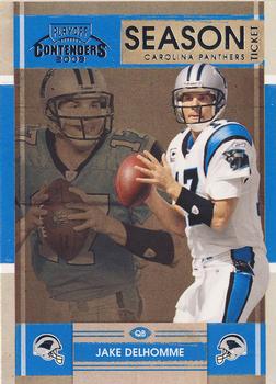 2008 Playoff Contenders #16 Jake Delhomme Front