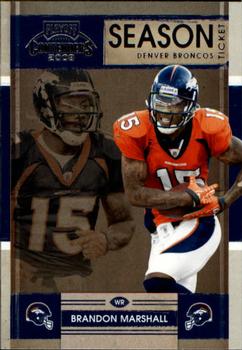 2008 Playoff Contenders #33 Brandon Marshall Front