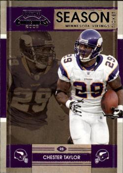 2008 Playoff Contenders #57 Chester Taylor Front