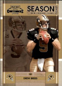 2008 Playoff Contenders #61 Drew Brees Front